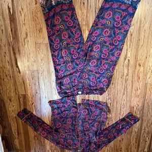 Floreat anthropology silk pajamas